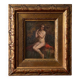 Peinture à l’huile de portrait nu