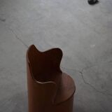 Modern Scandinavian style, Stump chair / "Kubstol" in pine, mid-20th century, 1950s.