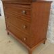 Antique commode post Art Deco circa 1940 in solid pine wood with its patina.