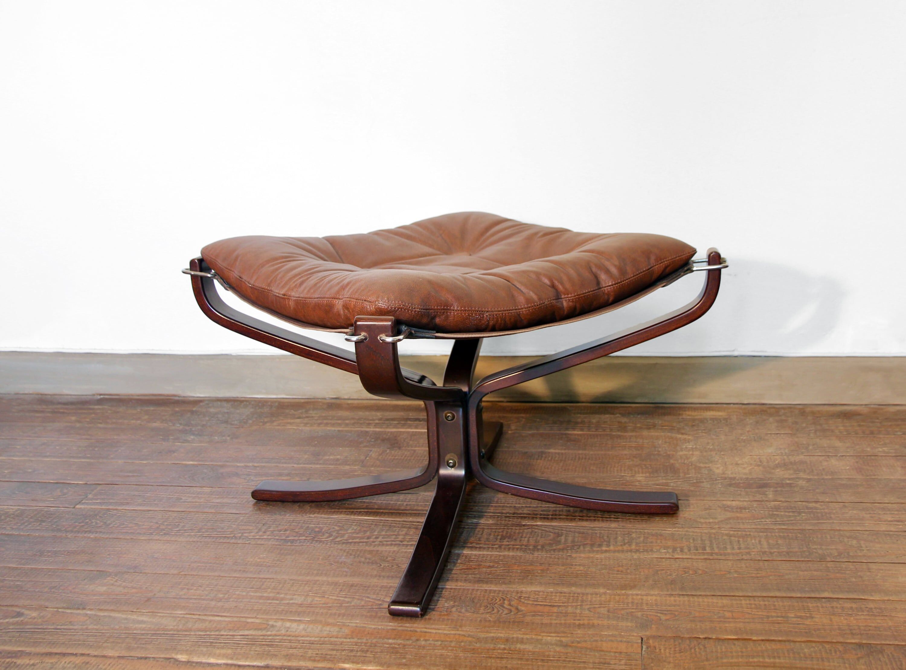 Falcon armchair and ottoman sound, Sigurd Ressell, 70s