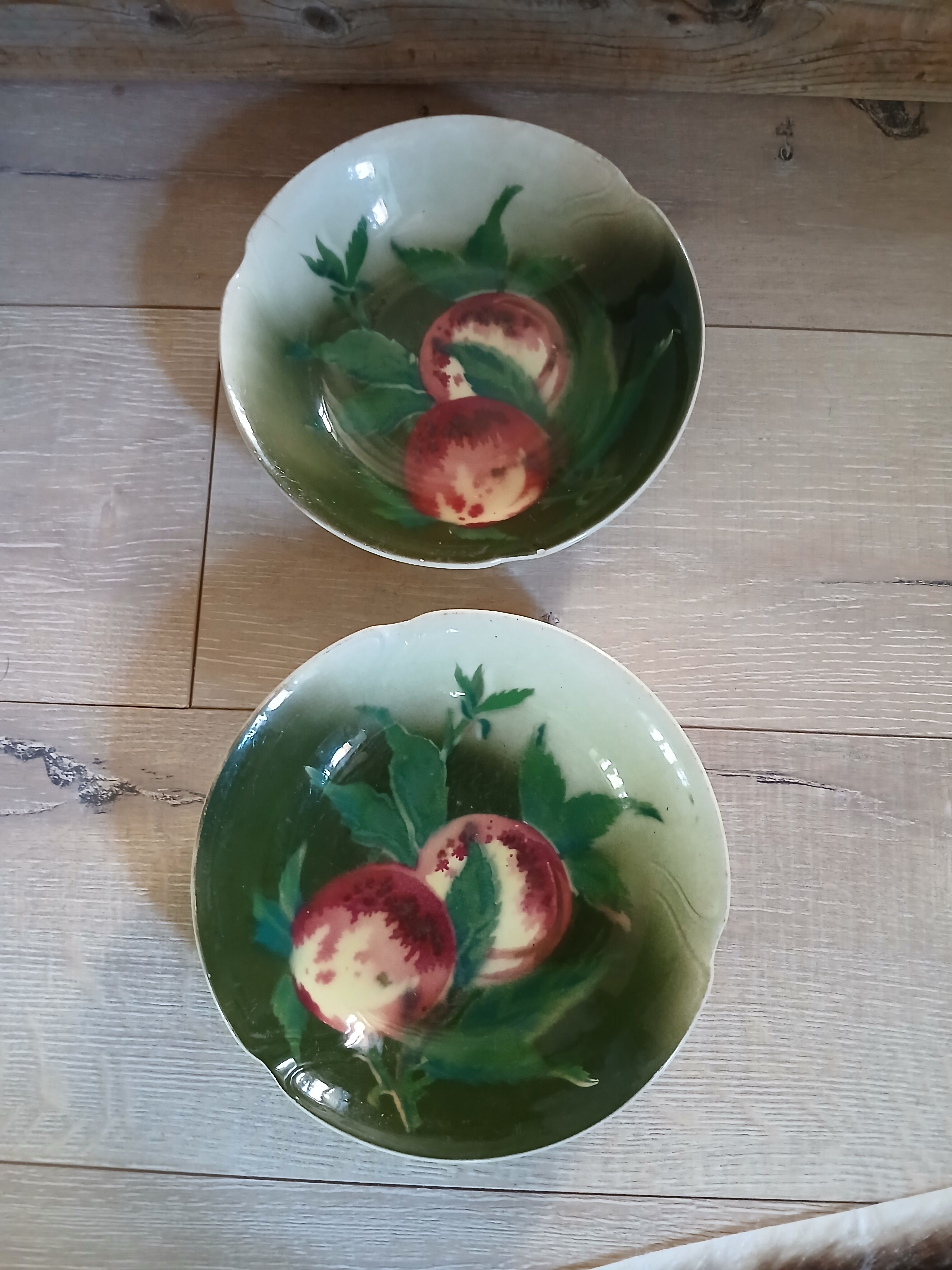 2 very old deep plates