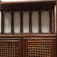Buffet wood and rattan canning