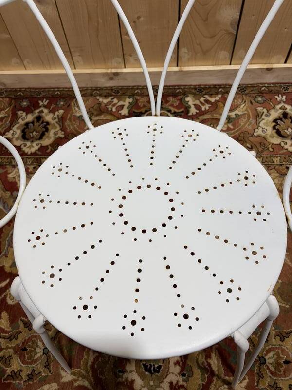 Salon de jardin en fer forgé