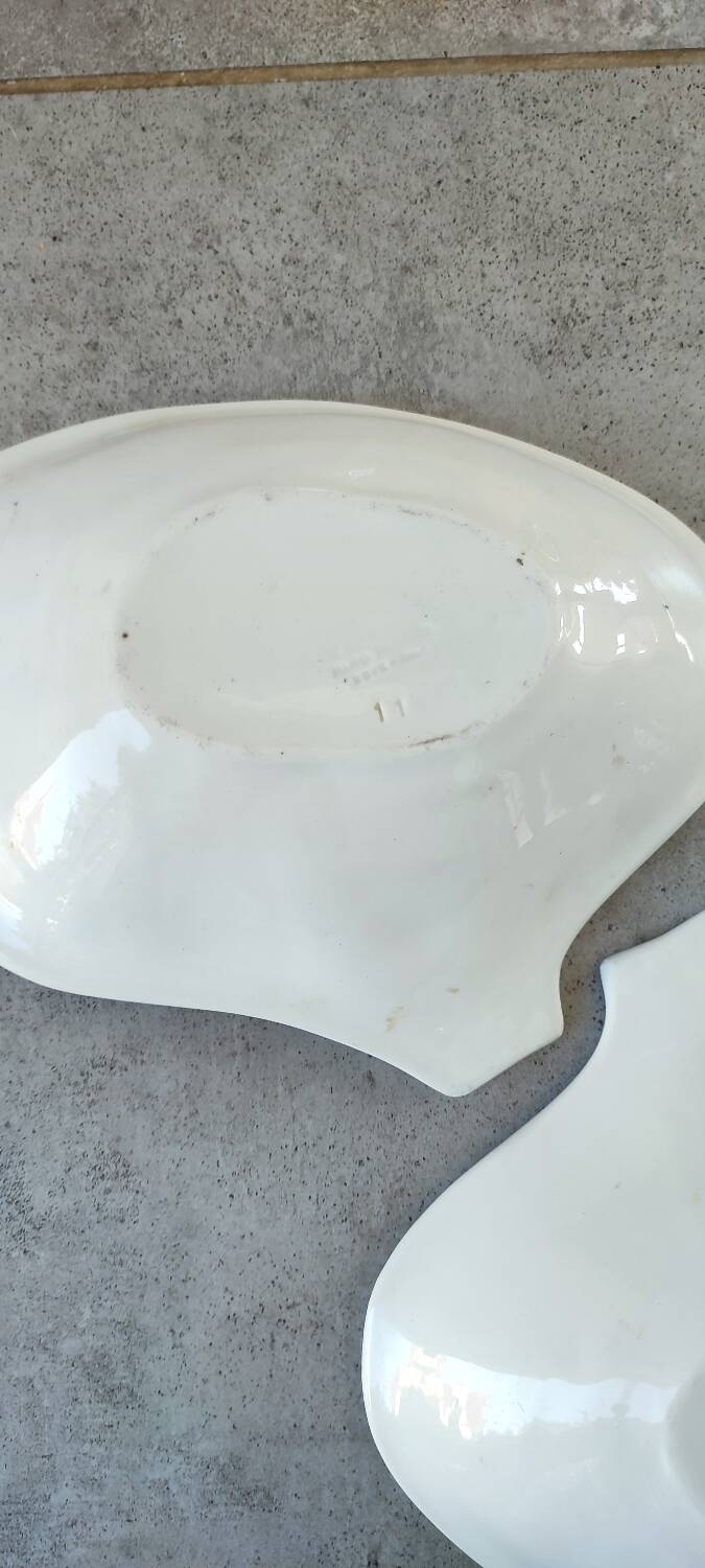 Large bowls, empty pockets by Alessio Tasca in Italian ceramic 60-70
