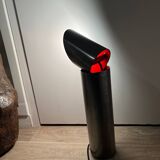 Brushed steel lamp