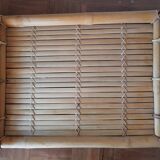 Vintage bamboo serving tray