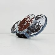 Mid-century abstract glass sculpture, 1970s