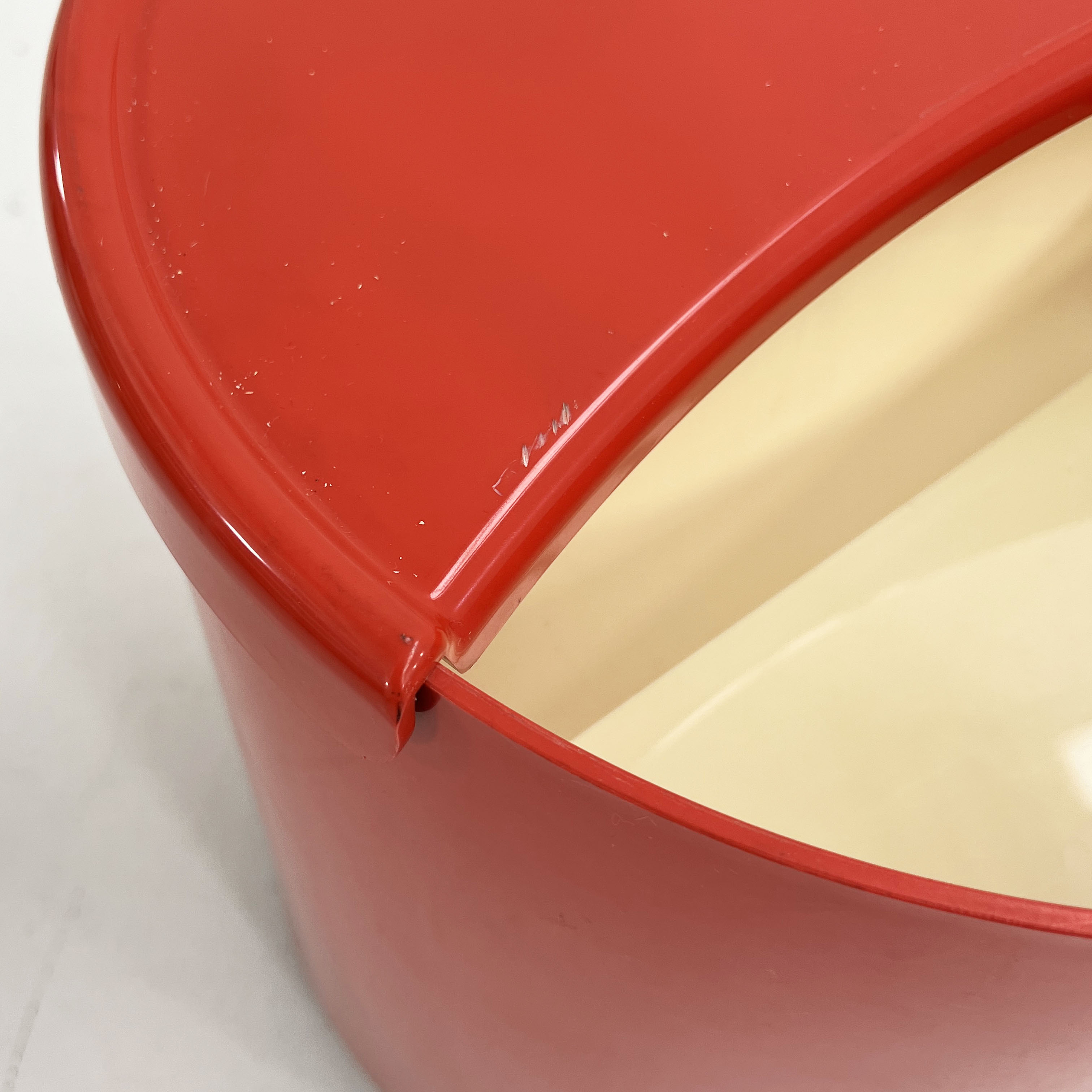 Red Robo side table by Joe Colombo for Elco, 1970