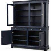 Vaisselier, bibliothèque en bois massif