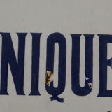 Bulging enamel plate "phone booth"