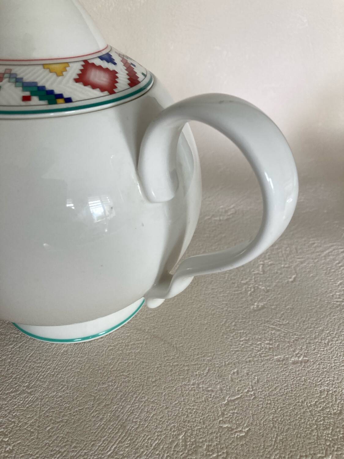 Villeroy and Boch Indian Look teapot and sugar bowl