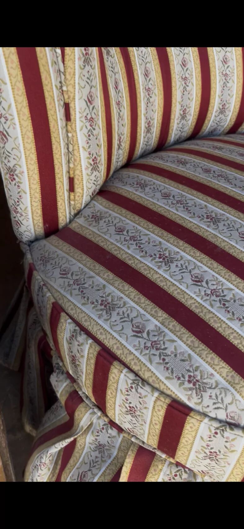 Napoleon III period upholstered armchair – stylish and comfortable