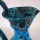 Fat lava vase by Charles Cart in turquoise blue 1960