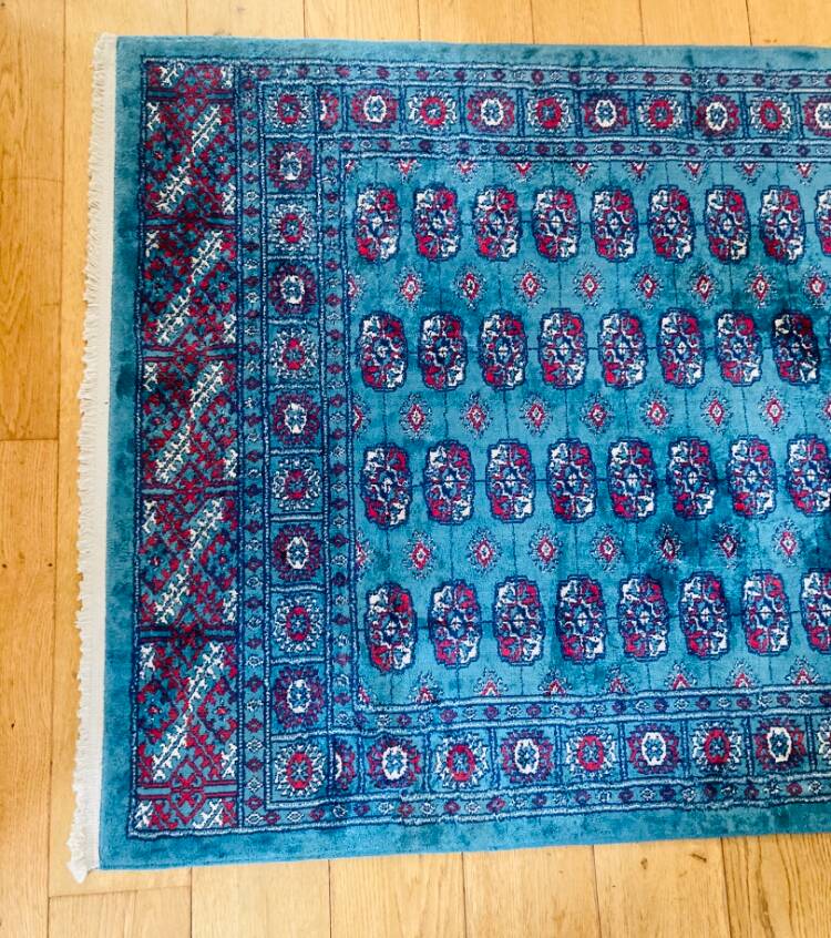 Tabriz silk carpet, Iran 20th century.