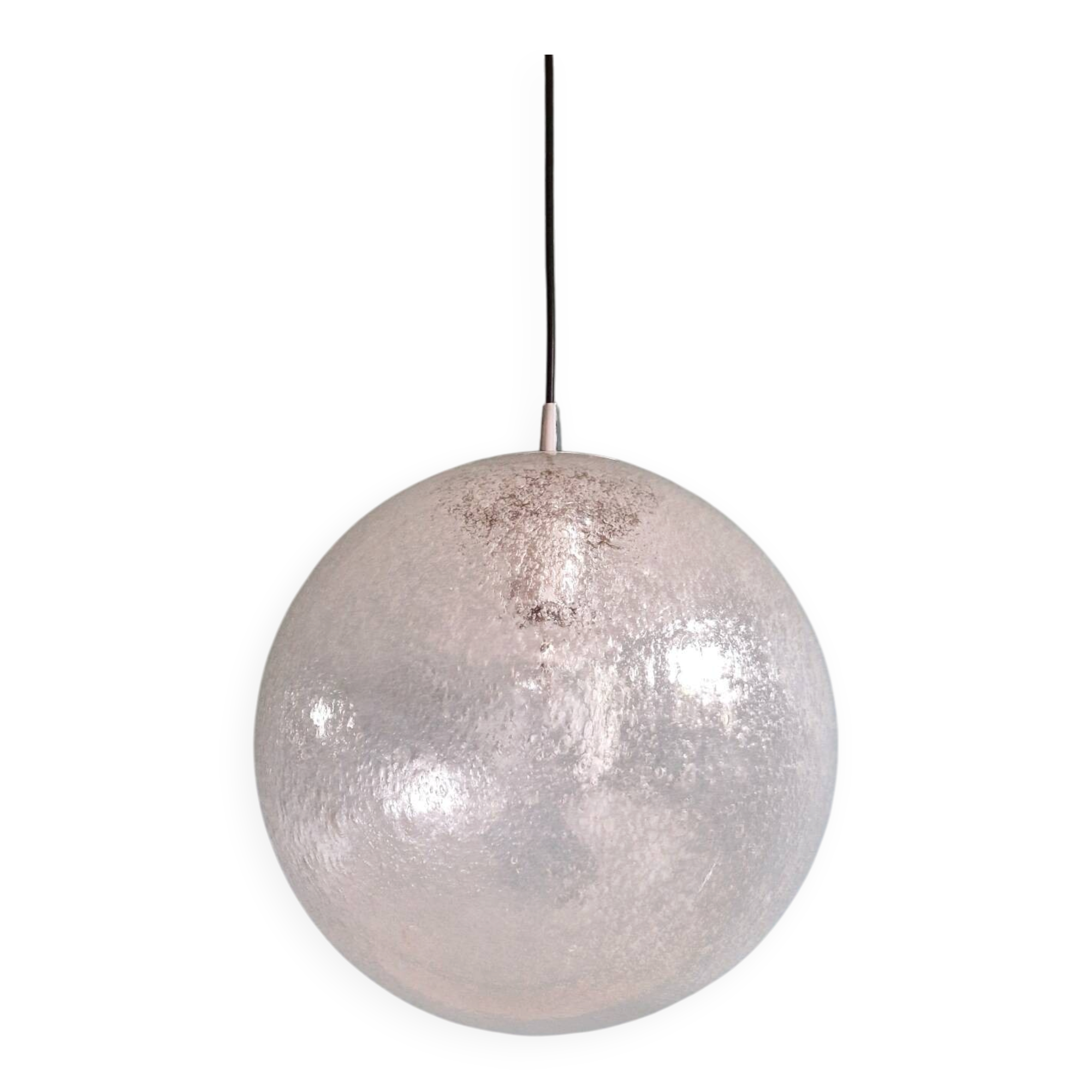 Suspension Space Age in blown bubble glass, Peill & Putzler, 1970