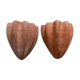 Pair of shell wall lamps