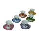 Coffee service in fine porcelain TEC France