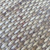 Vintage rattan corner shelf