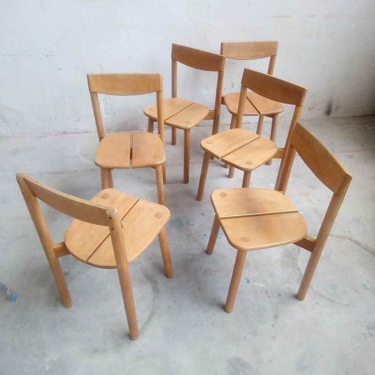 Lot de 6 chaises Gautier Delaye
