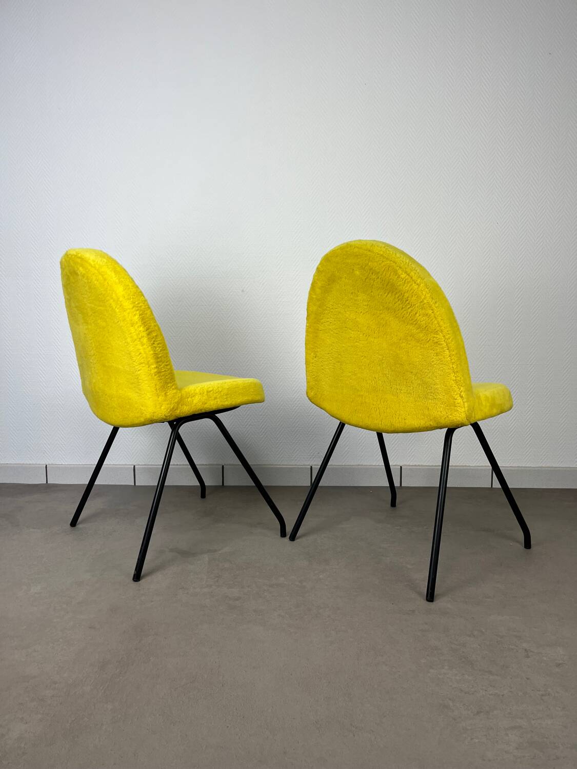 2 chairs 771 by Joseph André Motte for Steiner