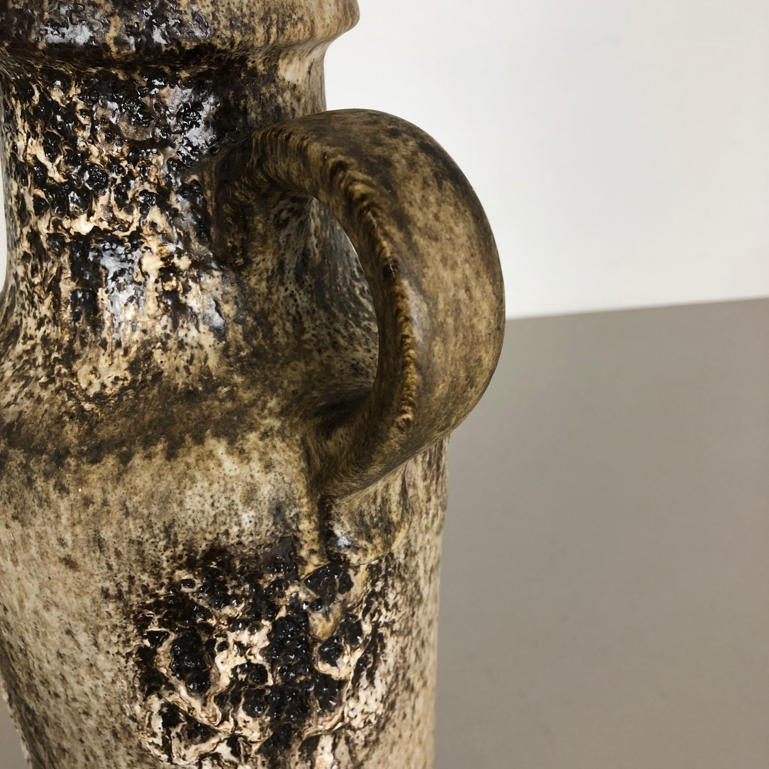 Large Multi-Color Vase Fat Lava "407-35" Vase by Scheurich, Germany, 1970s