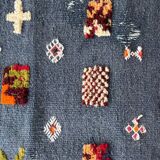 Berber Kilim Hallway Rug VINTAGE Velvet Patterns