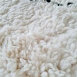 Carpet Beni Ouarain Middle atlas white wool