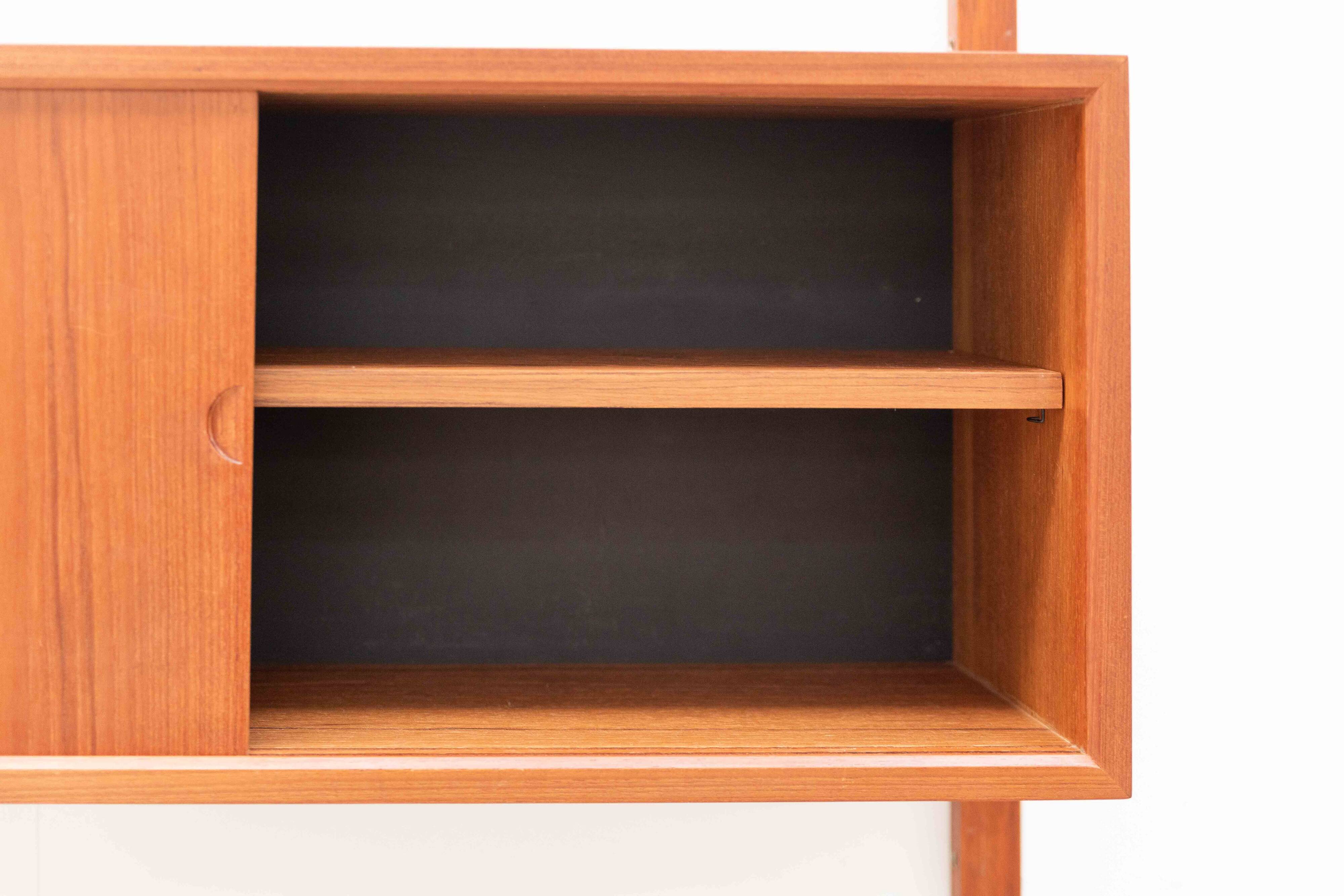 3-bay Cado wall unit by Poul Cadovius
