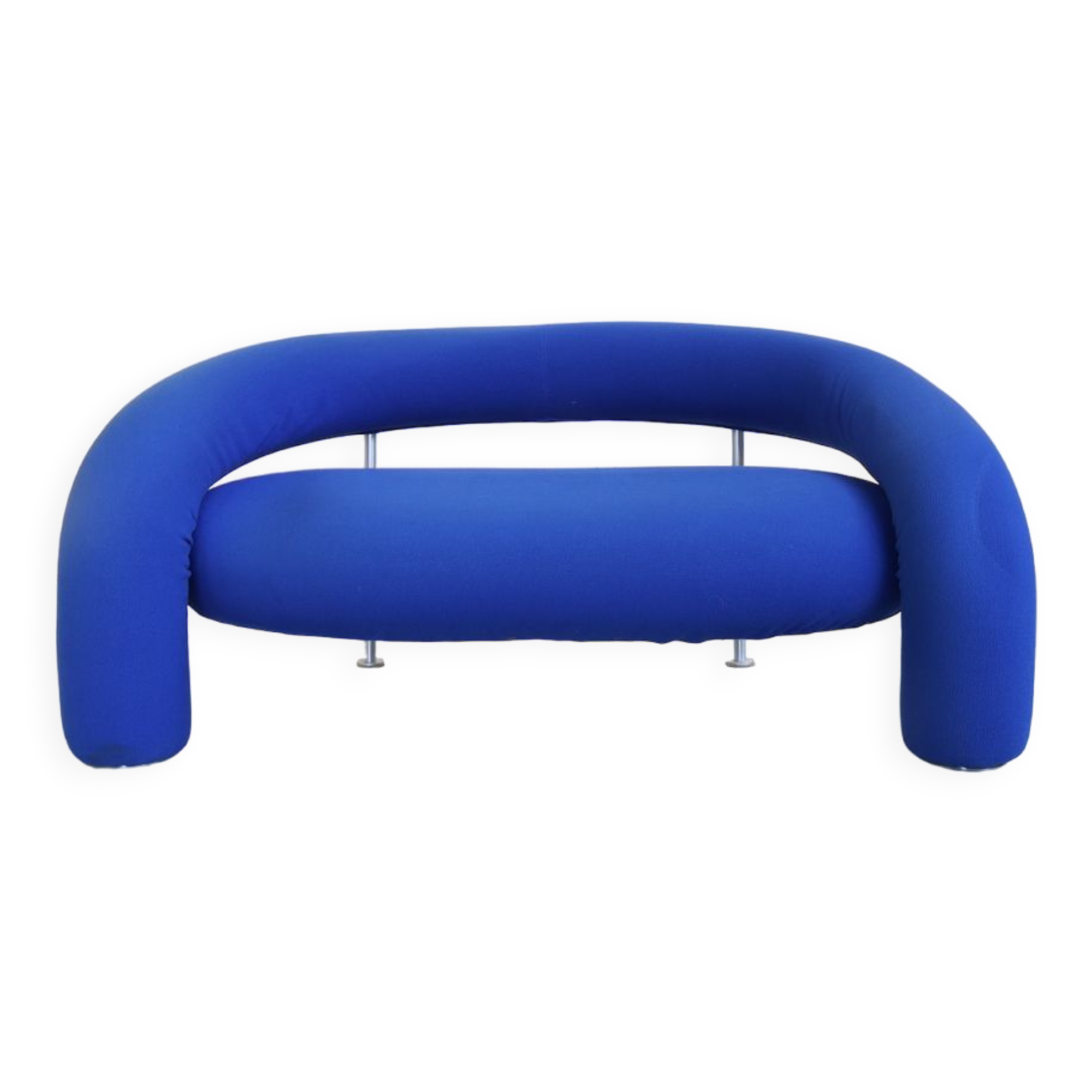 Rare Postmodern Sofa “Tube” by Carlo Bartoli for Rossi di Albizzate, 1990s