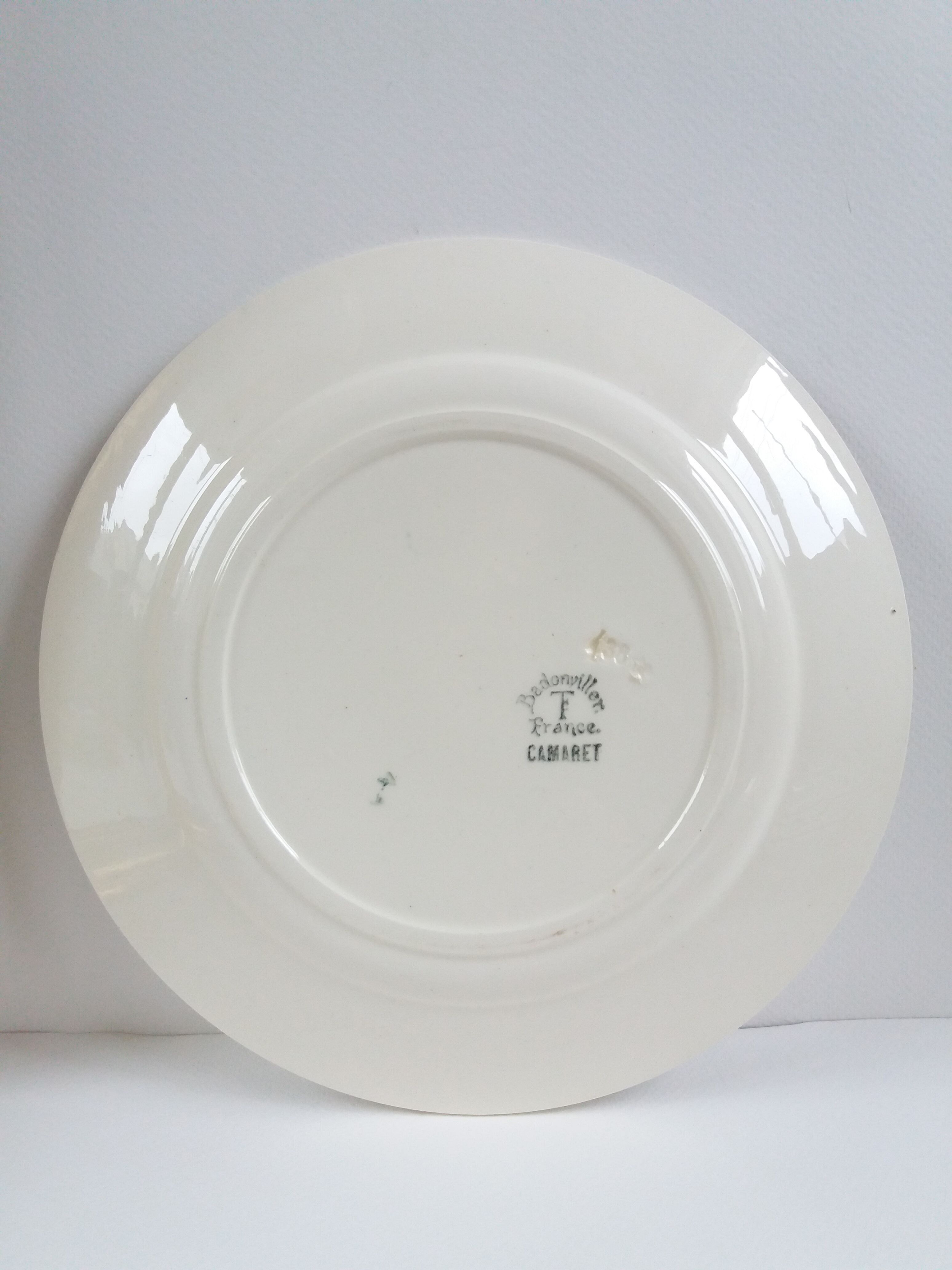6 Art Deco flat plates