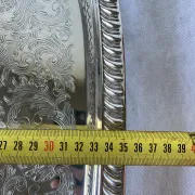 Silver-plated serving tray