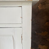 Patinated sideboard 2 drawers and 2 doors