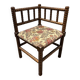Chaise d’angle en tapisserie