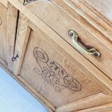 Parisian Art Deco sideboard in renovated oak