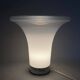 Vistosi large table lamp Murano opal glass Space Age design 1970s
