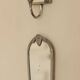 Pair of Mid Century Swedish Pewter Sconces with Mirror