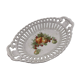 Bread basket or vintage fruit openwork porcelain