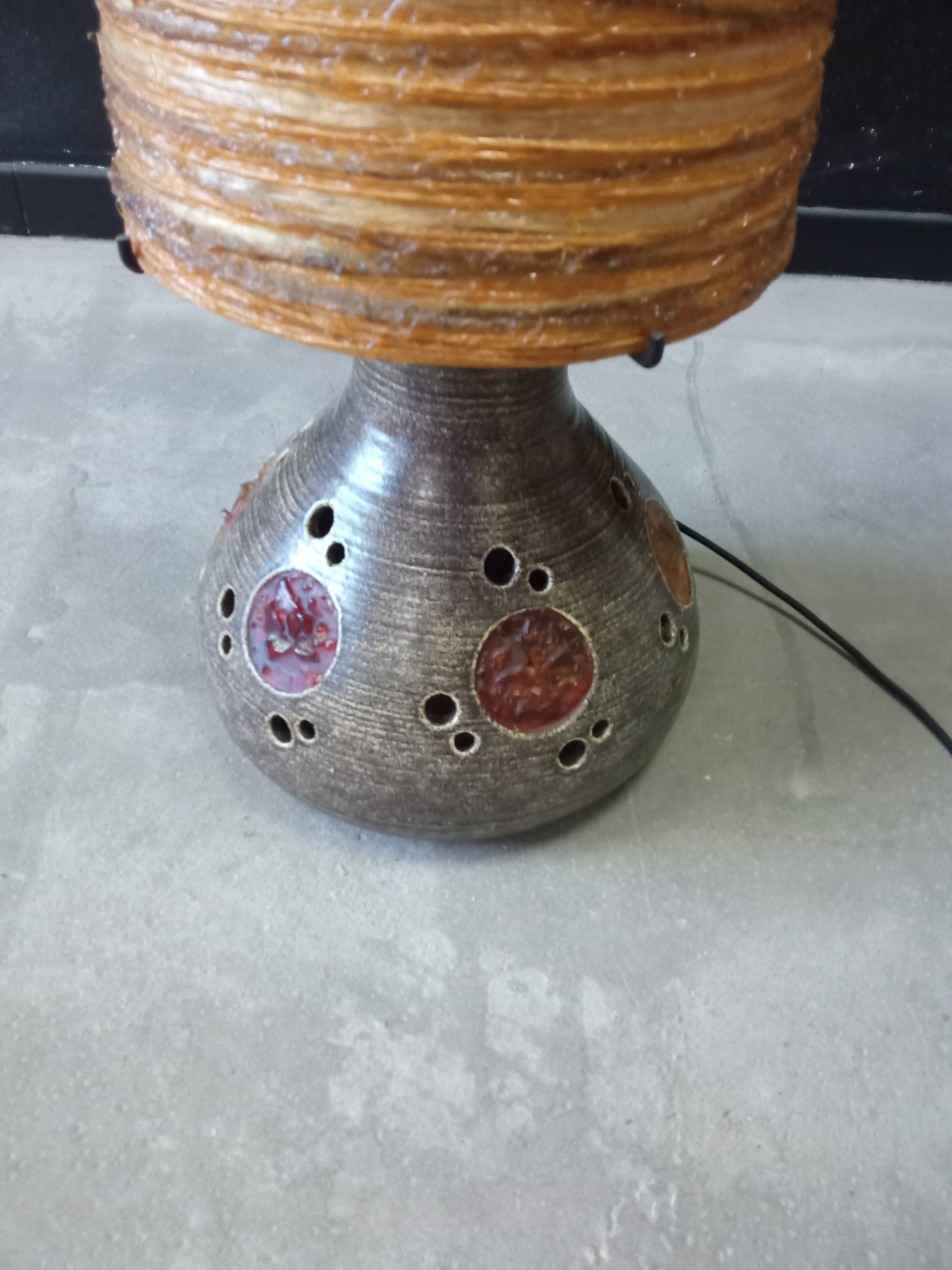 Important lamp by Georges Pelletier.