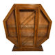 Art Deco Vintage Brocante Walnut Hexagonal Display Cabinet – 1920–1930