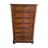 Mahogany semainier furniture louis philippe style 19th