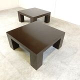 Paire de tables basses années 1970