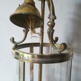 Vestibule lantern with 3 brass and bronze lights