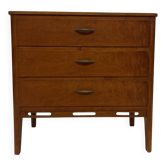 Vintage small Chest of Drawers Cabinet 1960s Oak Design
