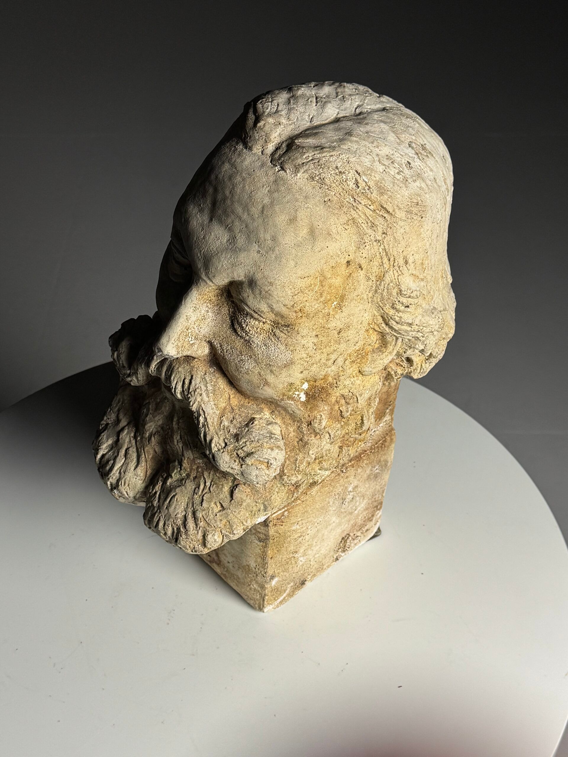 Plaster bust classic head