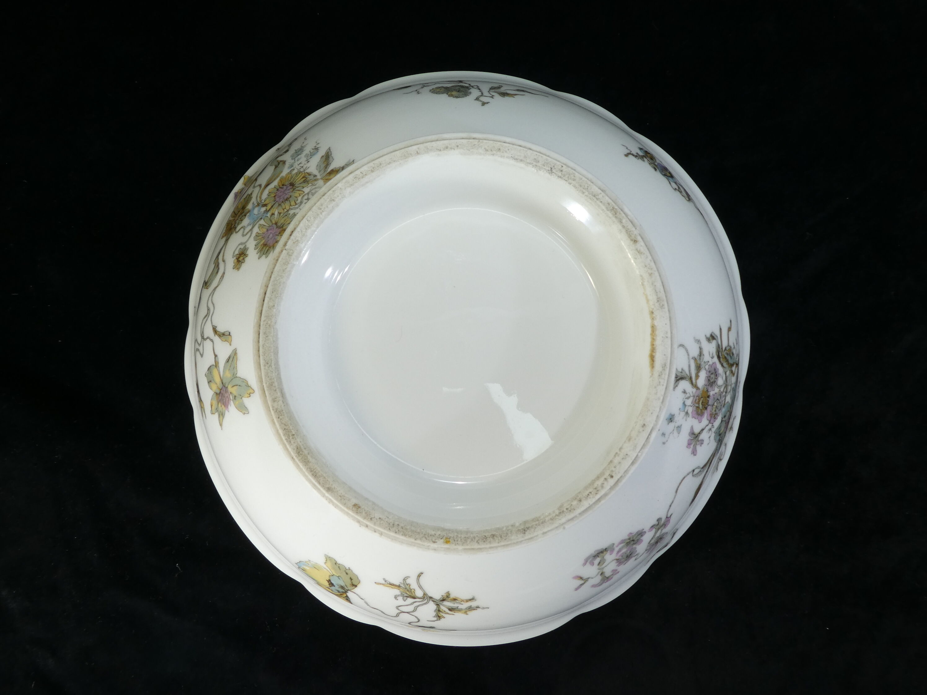 Limoges porcelain saladier for E.Bourgeois paris