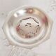 Antique Coquillor Junior butter dish in silver metal