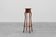 Art Deco tall pedestal in oak with 2 levels, France ca. 1915