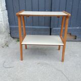 Side table with compass legs