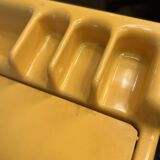 Molded plastic desk