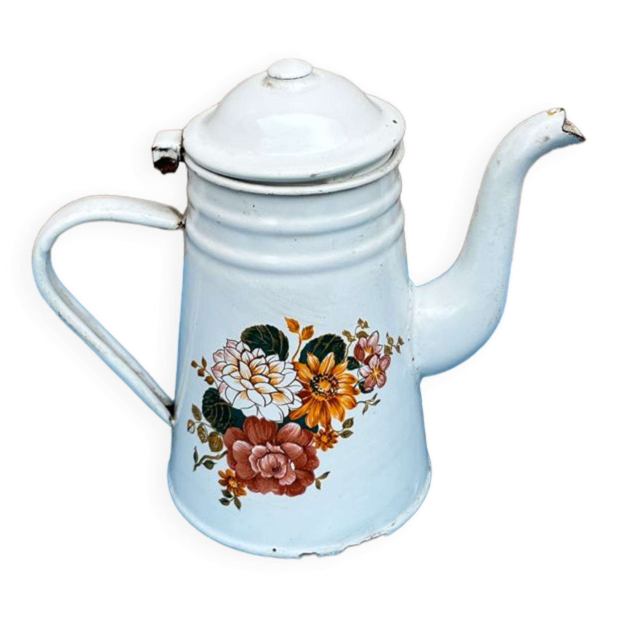 Enamelled decanter